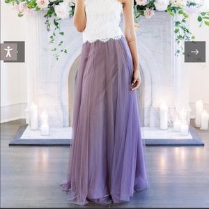 Revelry Taylor Tulle Wisteria Bridesmaids Skirt